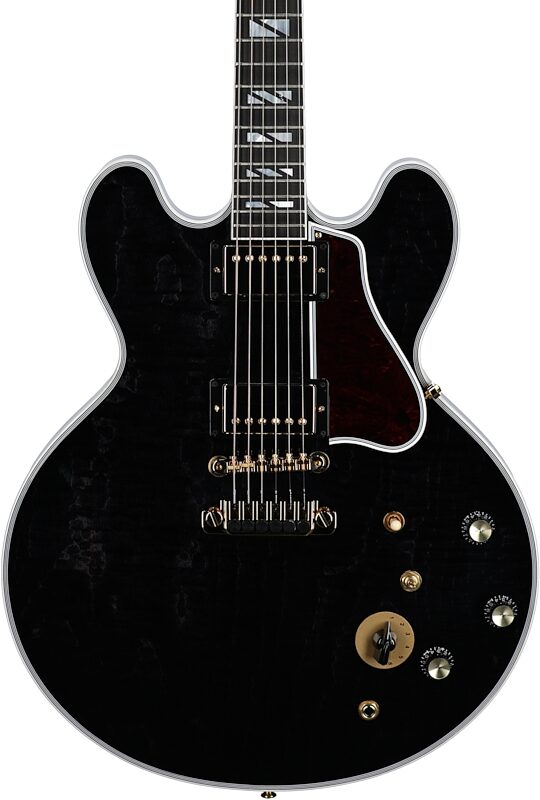 Gibson Custom B.B. King Lucille Legacy ES-355 Electric Guitar (with Case), Transparent Ebony, Serial Number CS103090, Body Straight Front