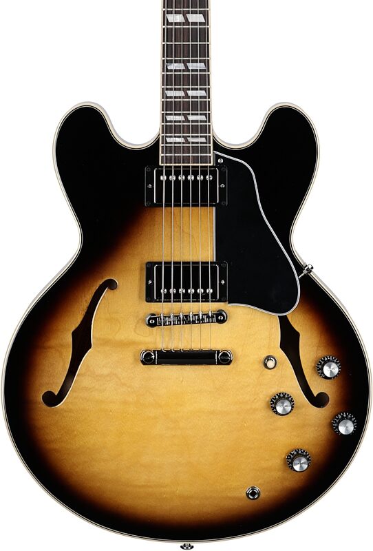Gibson ES-345 Electric Guitar (with Case), Vintage Burst, Serial Number 232210323, Body Straight Front