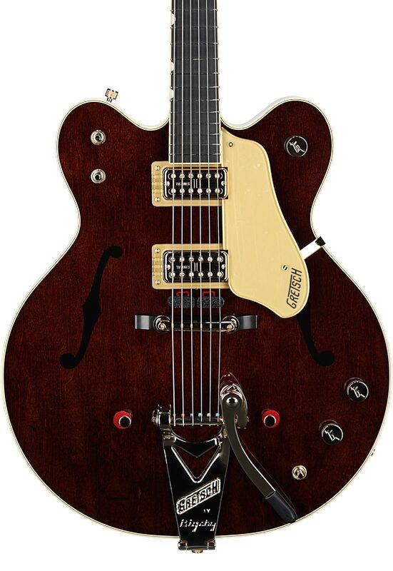 Gretsch G-6122T62 VS 62 Country Gentleman Electric Guitar (with Case), Walnut, Serial Number JT21104073, Body Straight Front