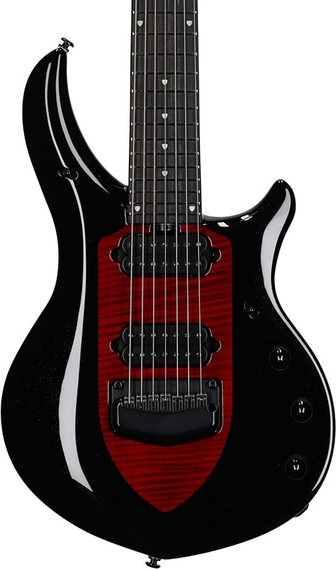 Ernie Ball Music Man John Petrucci Majesty 7-String Electric Guitar (with Case), Sanguine, Serial Number M016094, Body Straight Front