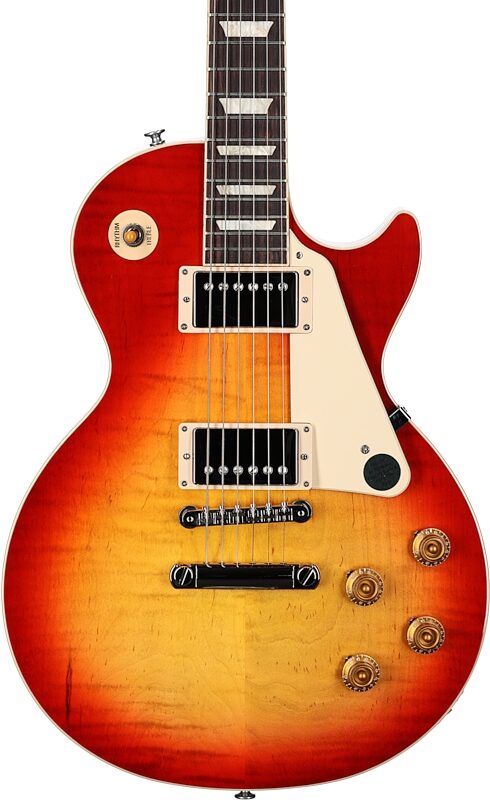 Gibson Les Paul Standard '50s Electric Guitar (with Case), Heritage Cherry Sunburst, Serial Number 214020236, Body Straight Front
