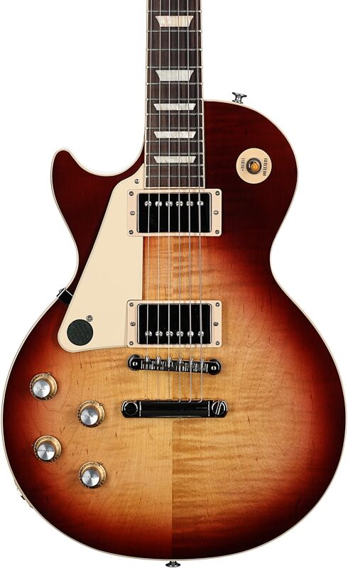 Gibson Les Paul Standard '60s Electric Guitar, Left-Handed (with Case), Bourbon Burst, 18-Pay-Eligible, Serial Number 213820202, Body Straight Front