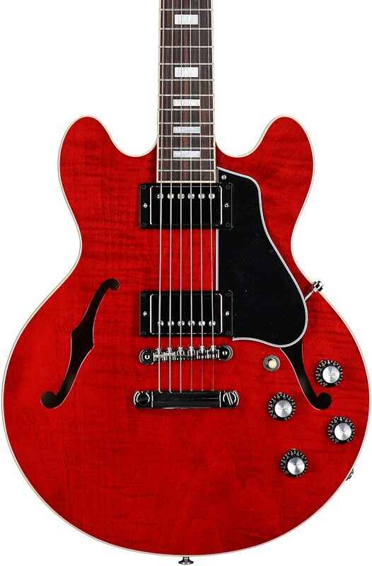 Gibson ES-339 Figured Electric Guitar (with Case), '60s Cherry, 18-Pay-Eligible, Serial Number 225120345, Body Straight Front