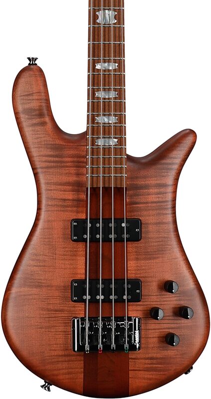 Spector Euro 4 RST Electric Bass (with Gig Bag), Sienna Stain Matte, Serial Number ]C121NB19485, Body Straight Front