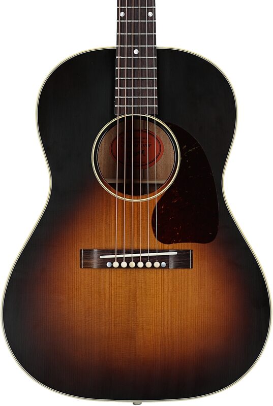 Gibson Custom 1942 Banner LG-2 VOS Acoustic Guitar (with Case), Vintage Sunburst, Serial Number 22892035, Body Straight Front