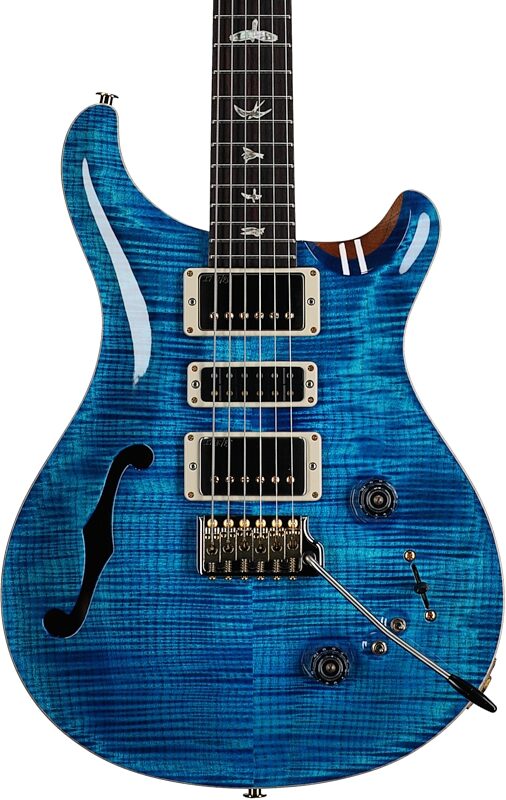 PRS Paul Reed Smith Special Semi-Hollow LTD 10-Top Electric Guitar (with Case), Aquamarine, Serial Number 0348600, Body Straight Front