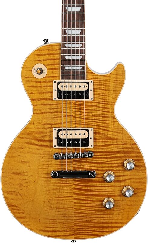 Gibson Slash Les Paul Standard Electric Guitar (with Case), Appetite Amber, Serial Number 227820393, Body Straight Front