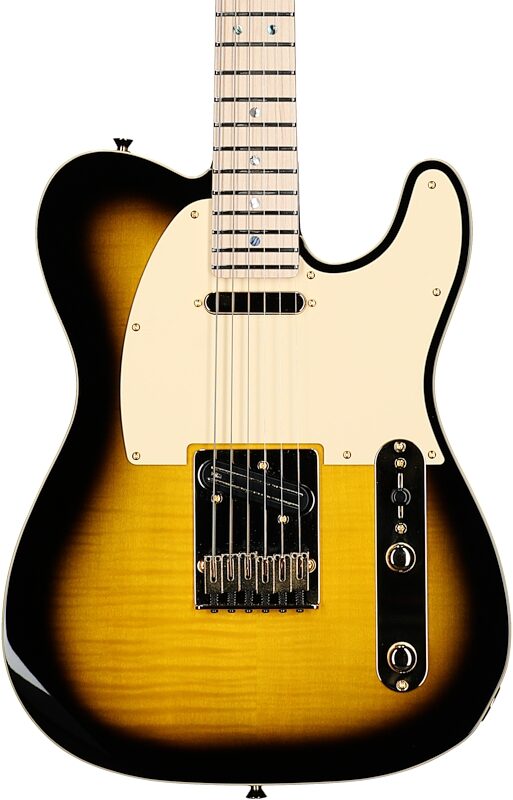 Fender Richie Kotzen Telecaster Electric Guitar (Maple Fingerboard), Brown Sunburst, Serial Number JD22090604, Body Straight Front
