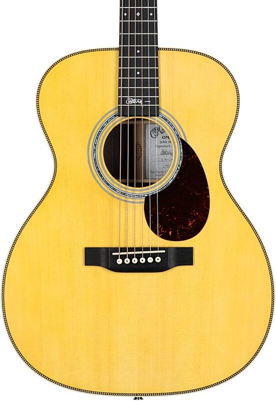 Martin OM-JM John Mayer Special Edition Acoustic-Electric Guitar (with Case), New, Serial Number M2681784, Body Straight Front