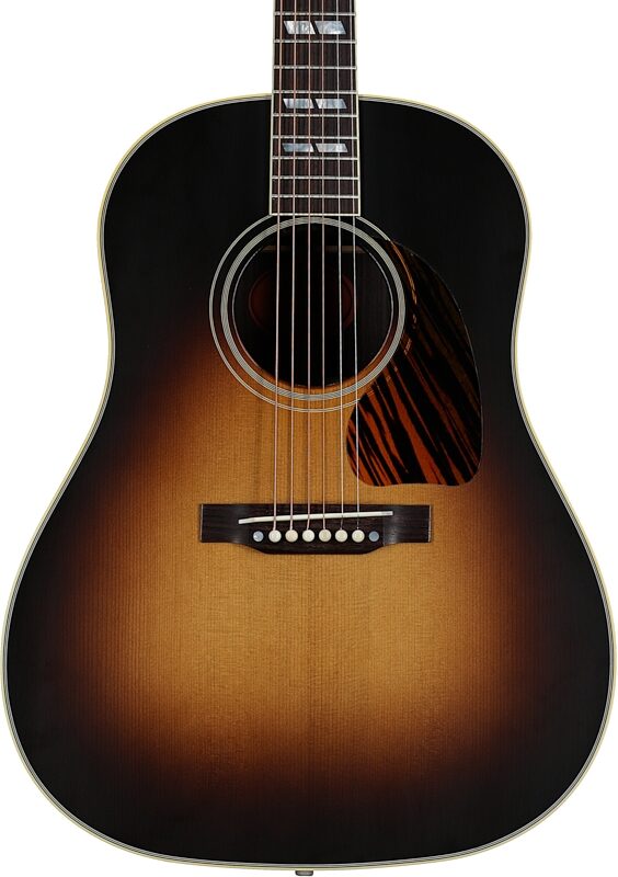 Gibson Historic 1942 Banner Southern Jumbo Acoustic Guitar (with Case), Vintage Sunburst, Serial Number 23382038, Body Straight Front
