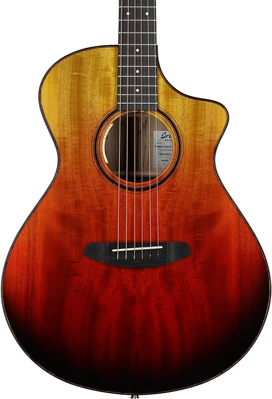 Breedlove Oregon Limited Edition Concert CE Acoustic Guitar (with Case), Tequila Sunrise, Serial Number 28360, Body Straight Front