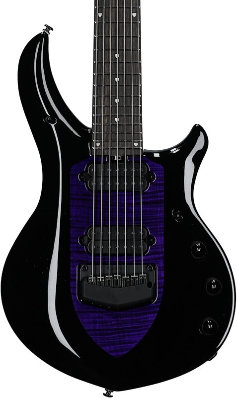 Ernie Ball Music Man John Petrucci Majesty 7-String Electric Guitar (with Case), Wisteria, Serial Number M017322, Body Straight Front