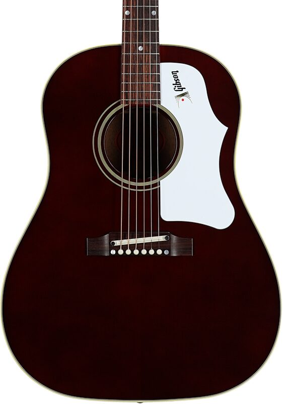 Gibson '60s J-45 Original Acoustic Guitar (with Case), Wine Red, Serial Number 20813099, Body Straight Front