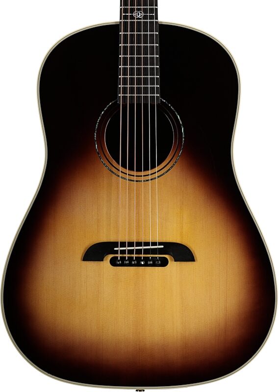 Alvarez Yairi DYMR70 Masterworks Dreadnought Acoustic Guitar (with Case), Sunburst, Serial Number 75007, Body Straight Front