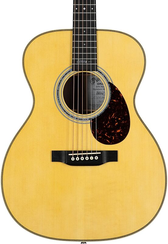 Martin OM-JM John Mayer Special Edition Acoustic-Electric Guitar (with Case), New, Serial Number M2722676, Body Straight Front