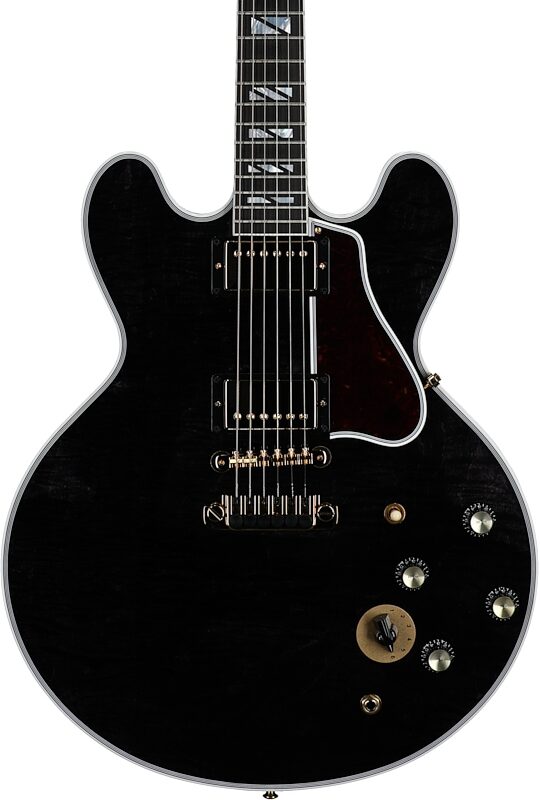 Gibson Custom B.B. King Lucille Legacy ES-355 Electric Guitar (with Case), Transparent Ebony, Serial Number CS301074, Body Straight Front