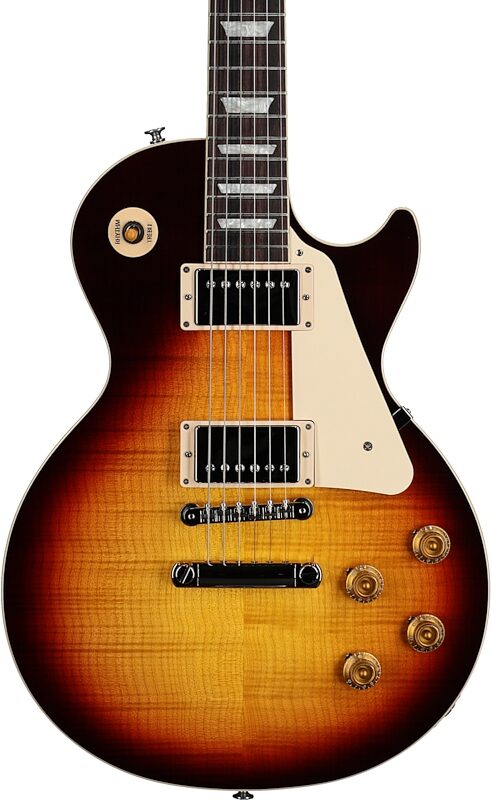 Gibson Les Paul Standard '50s AAA Top Electric Guitar (with Case), Bourbon Burst, Serial Number 212530296, Body Straight Front