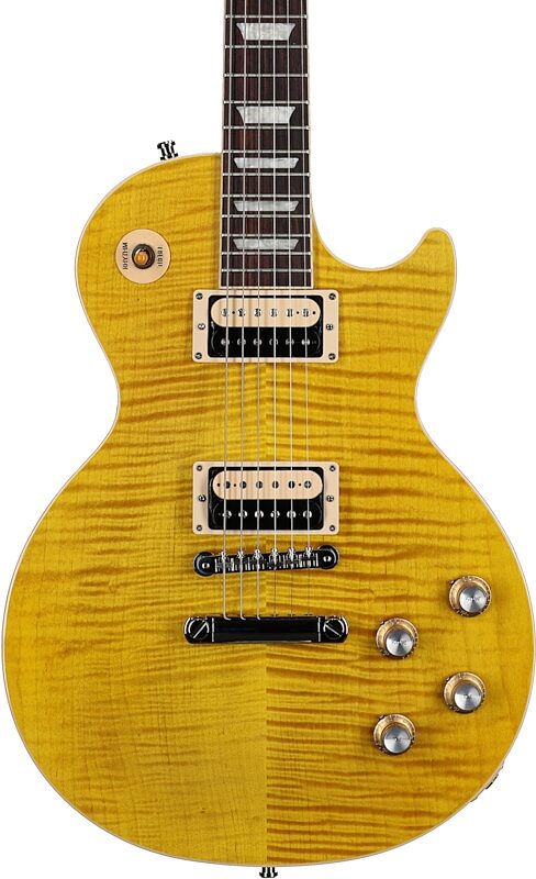 Gibson Slash Les Paul Standard Electric Guitar (with Case), Appetite Amber, Serial Number 214630203, Body Straight Front