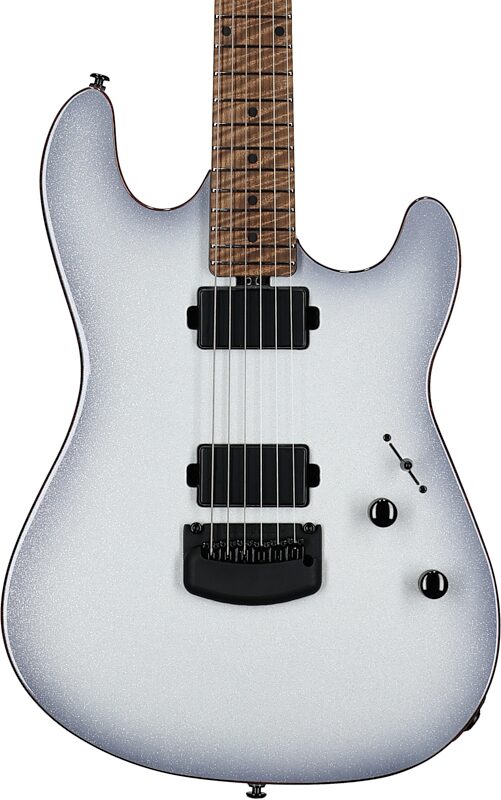 Ernie Ball Music Man Sabre HT Electric Guitar (with Mono Gig Bag), Snowy Night, Serial Number H00783, Body Straight Front