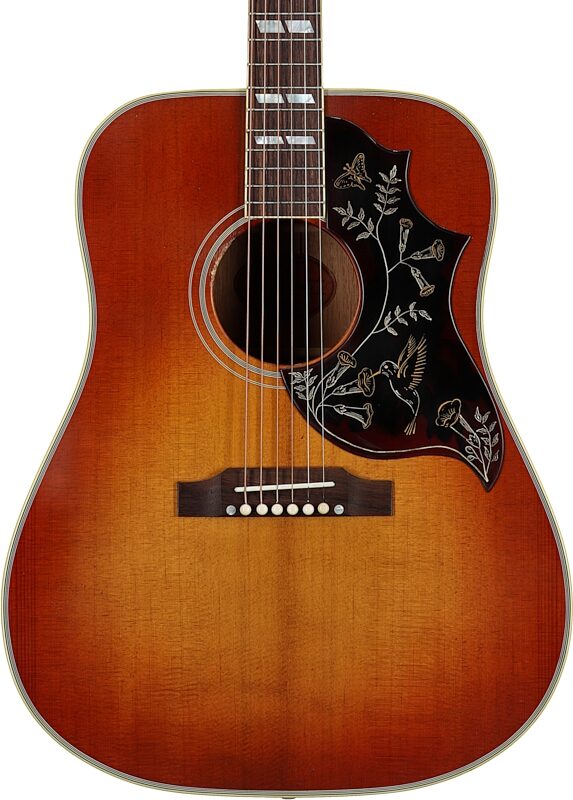 Gibson Custom Shop Murphy Lab 1960 Hummingbird Acoustic Guitar (with Case), Light Aged Heritage Cherry Sunburst, Serial Number 22073041, Body Straight Front
