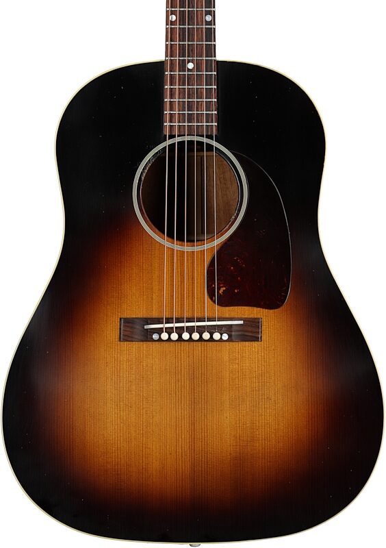 Gibson Custom Shop Murphy Lab 1942 Historic Banner J-45 Acoustic Guitar (with Case), Light Aged Vintage Sunburst, Serial Number 22183055, Body Straight Front