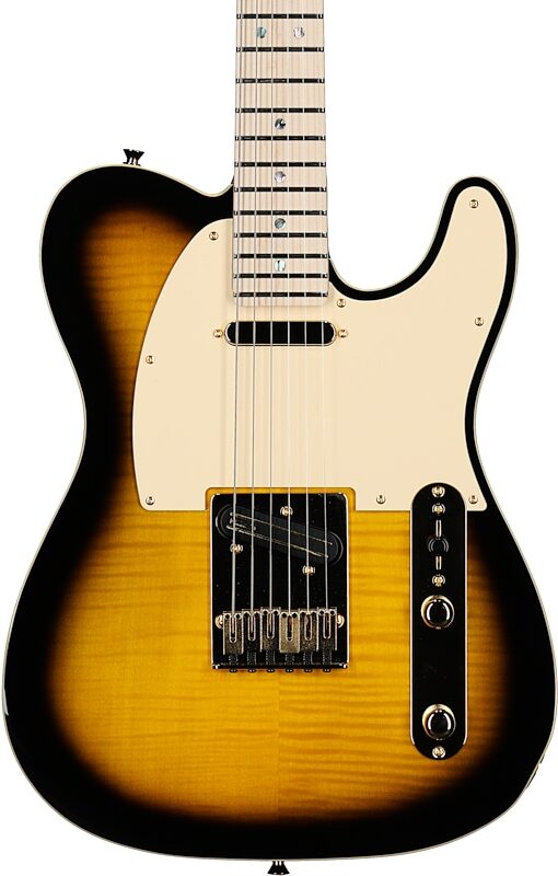 Fender Richie Kotzen Telecaster Electric Guitar (Maple Fingerboard), Brown Sunburst, Serial Number JD22024450, Body Straight Front