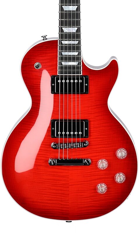 Gibson Les Paul Modern Figured AAA Electric Guitar (with Case), Cherry Burst, Serial Number 222930292, Body Straight Front