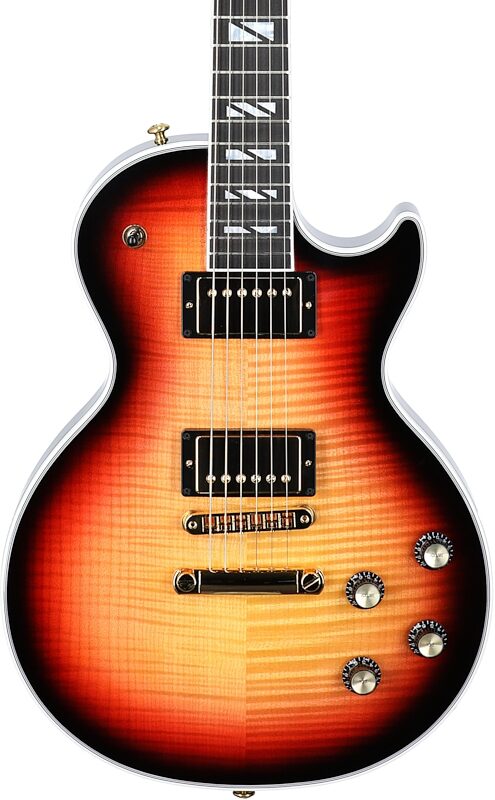 Gibson Les Paul Supreme AAA Figured Electric Guitar (with Case), Fireburst, Serial Number 227030140, Body Straight Front