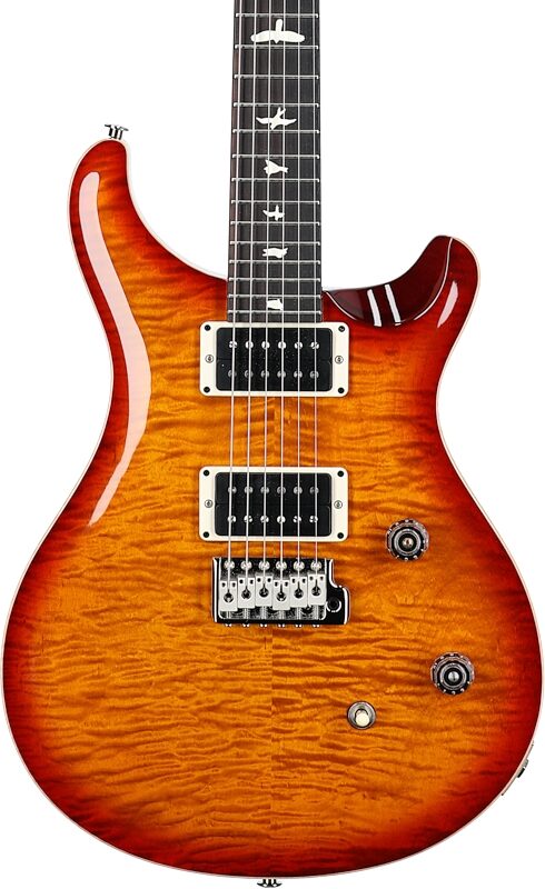 PRS Paul Reed Smith CE24 Electric Guitar (with Gig Bag), Dark Cherry Sunburst, Serial Number 0373030, Body Straight Front