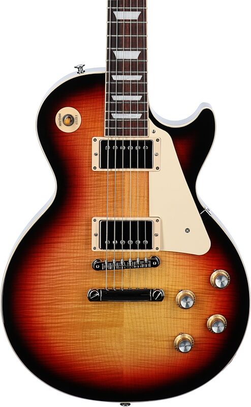 Gibson Exclusive Les Paul Standard '60s AAA Top Electric Guitar (with Case), Fireburst, Serial Number 226130317, Body Straight Front