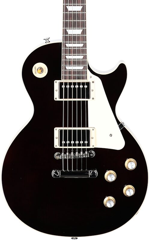 Gibson Les Paul Standard 60s Custom Color Electric Guitar, Figured Top (with Case), Oxblood, Serial Number 220930144, Body Straight Front