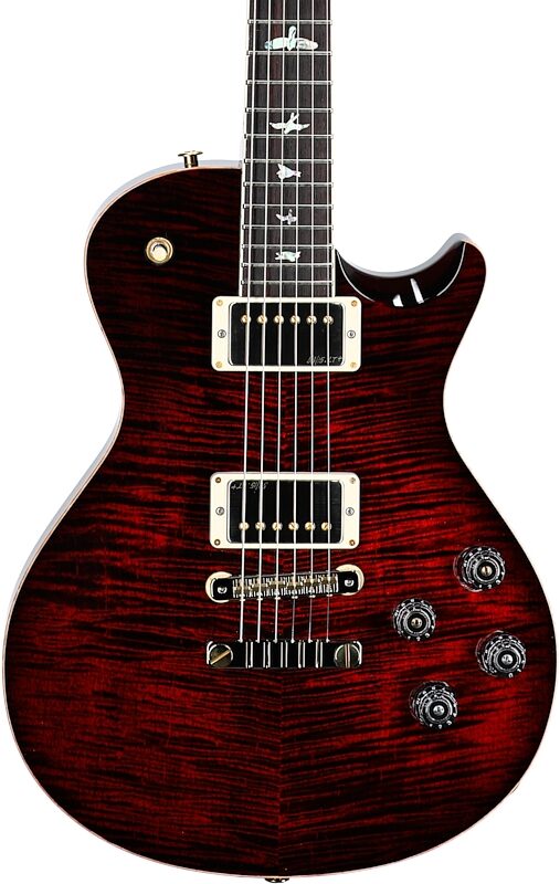 PRS Paul Reed Smith Singlecut McCarty 594 10-Top Electric Guitar (with Case), Fire Red Burst, Serial Number 0375576, Body Straight Front