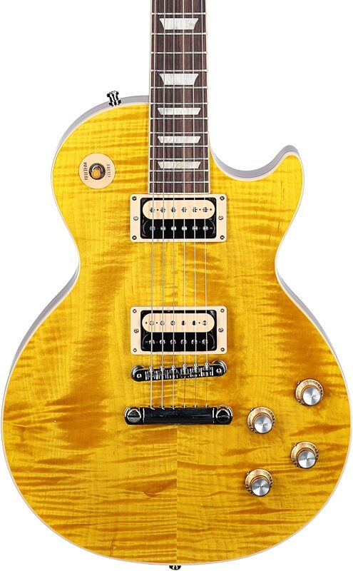 Gibson Slash Les Paul Standard Electric Guitar (with Case), Appetite Amber, Serial Number 228630012, Body Straight Front