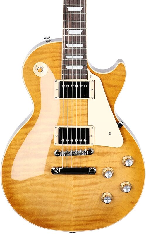 Gibson Exclusive Les Paul Standard '60s AAA Top Electric Guitar (with Case), Dirty Lemon, Serial Number 226330390, Body Straight Front