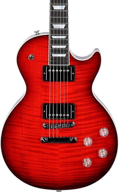 Gibson Les Paul Modern Figured AAA Electric Guitar (with Case), Cherry Burst, Serial Number 225530169, Body Straight Front