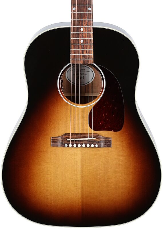 Gibson J-45 Standard Acoustic-Electric Guitar (with Case), Vintage Sunburst, Serial Number 23473164, Body Straight Front