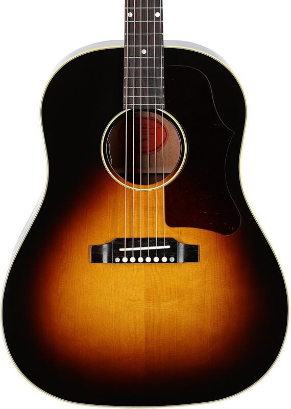 Gibson '50s J-45 Original Acoustic-Electric Guitar (with Case), Vintage Sunburst, Serial Number 23563078, Body Straight Front