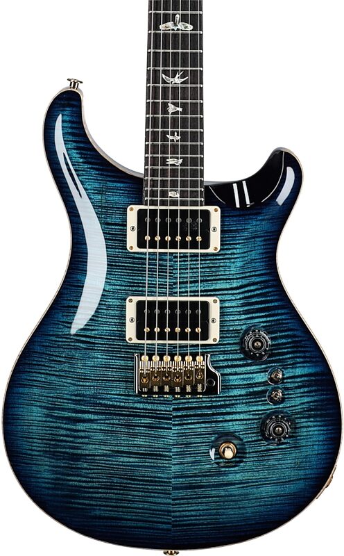 PRS Paul Reed Smith Custom 24-08 10-Top Electric Guitar (with Case), Cobalt Blue, Serial Number 0370464, Body Straight Front