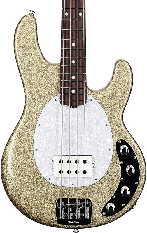 Ernie Ball Music Man StingRay Special Electric Bass (with Mono Case), Genius Gold, Serial Number K03132, Body Straight Front