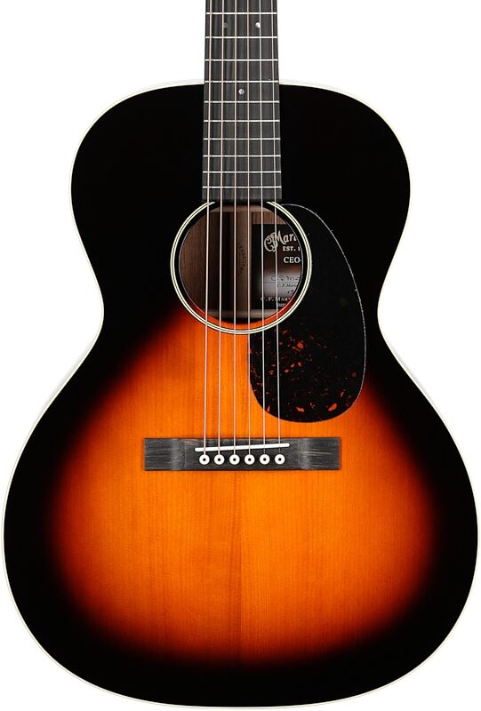 Martin CEO7 Sloped Shoulder 00 14-Fret Acoustic Guitar (with Case), Autumn Sunset Burst, Serial Number M2822289, Body Straight Front