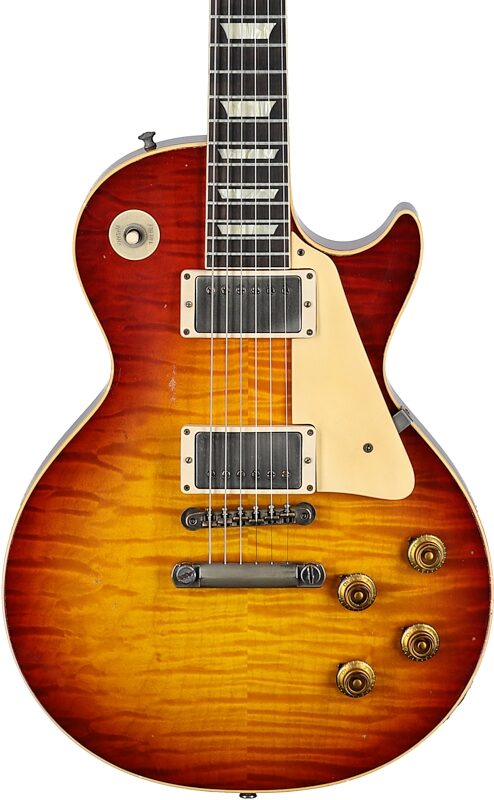 Gibson Custom Shop 1959 Murphy Lab Les Paul Electric Guitar, Brazilian Rosewood Fingerboard (with Case), Brazilian Murphy Burst, Serial Number 94283, Body Straight Front