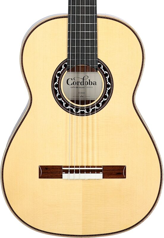 Cordoba Esteso SP Classical Acoustic Guitar (with Case), Natural, Serial Number 72204232, Body Straight Front