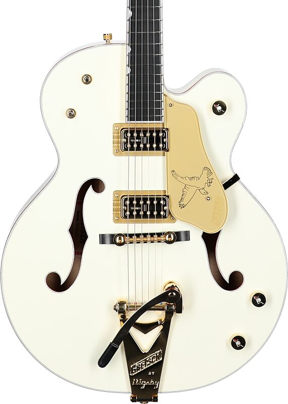 Gretsch G-6136T59 VS 1959 White Falcon Electric Guitar (with Case), New, Serial Number JT23083207, Body Straight Front