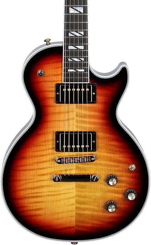 Gibson Les Paul Supreme AAA Figured Electric Guitar (with Case), Fireburst, Serial Number 231330009, Body Straight Front