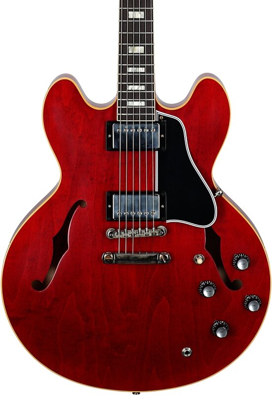 Gibson Custom '64 ES-335 Reissue VOS Electric Guitar (with Case), 60s Cherry, Serial Number 140103, Body Straight Front