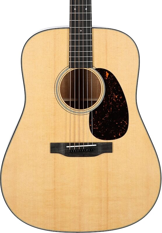 Martin D-18 Dreadnought Acoustic Guitar (with Case), Natural, Serial Number M2822160, Body Straight Front