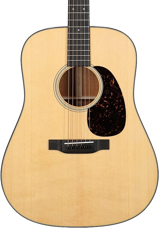 Martin D-18 Dreadnought Acoustic Guitar (with Case), Natural, Serial Number M2825321, Body Straight Front