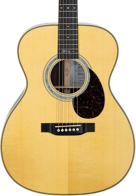 Martin OM-JM John Mayer Special Edition Acoustic-Electric Guitar (with Case), New, Serial Number M2832946, Body Straight Front