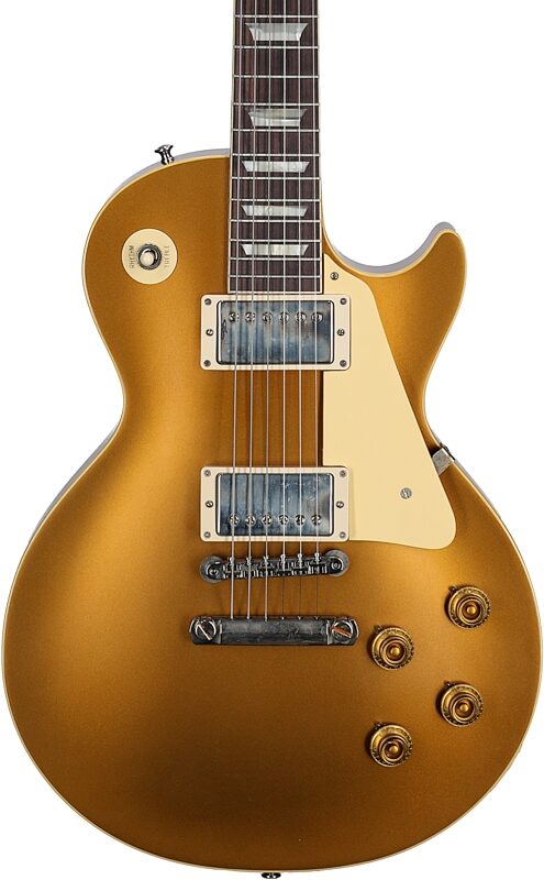 Gibson Custom 57 Les Paul Standard Goldtop VOS Electric Guitar (with Case), Gold Top, Serial Number 74588, Body Straight Front