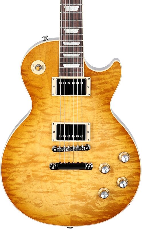 Gibson Exclusive Les Paul Standard 60s AAA Electric Guitar, Quilted Honeyburst, Serial Number 229330273, Body Straight Front